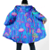 Psychedelic Blue Mushroom Cloak with vibrant 3D print - front view | Ravers Co