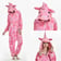 Plush Pink Unicorn Onesie