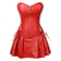 Red PU Corset Dress