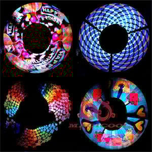 Magicool Acrylic 100 Pixels 58cm Length RGB LED POI Stick Glowing USB Charger Programmable Logo Image 5 - 2