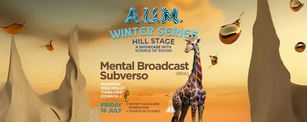Banner for AUM Winter Series hill stage edition