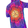 Sacred Merkabah Cloak - back view showing psychedelic geometry print and large hood | Ravers Co