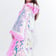 Venus Pink LED Sequin Fur Cloak - model posing in a festival setting | Ravers Co