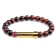Crystal Beaded Stash Bracelet - Red Tiger Eye beads close-up | Ravers Co