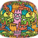 Squirmy Creatures Rave Baseball Cap with vibrant creature pattern | Ravers Co
