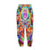 Psy Art Skull Trousers - close-up detail of the psychedelic skull pattern on fabric | Ravers Co