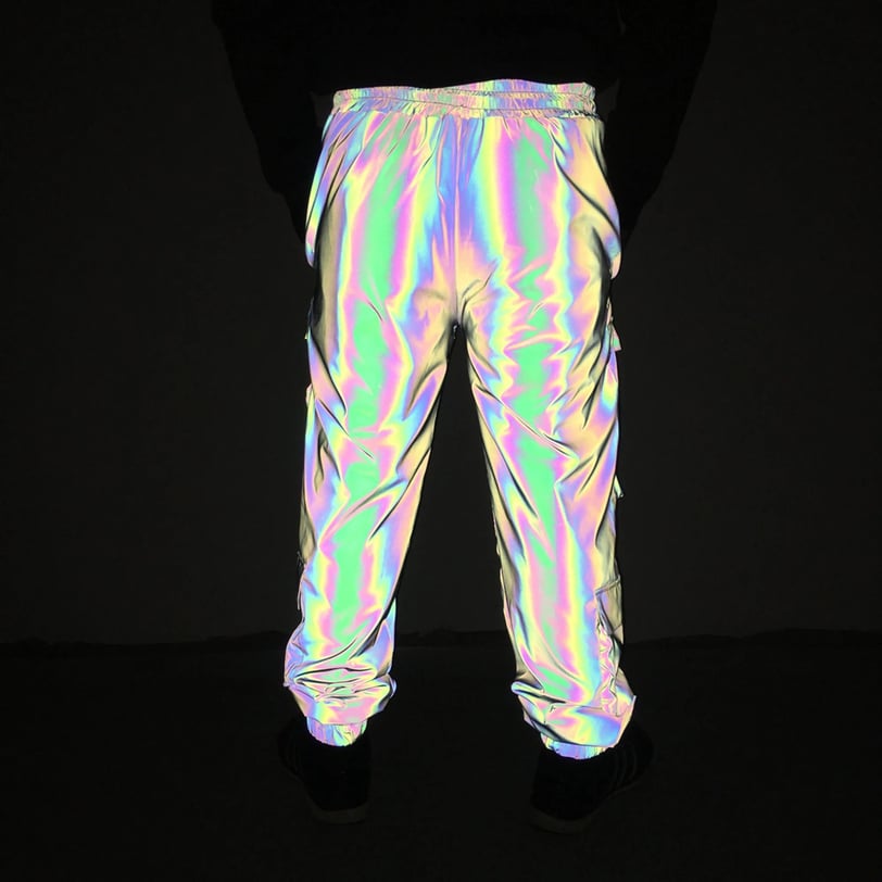 Holographic Reflective Rave Pants | Festival Ready | Ravers Co