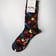 Maple Leaf Happy Socks - front view on white background | Ravers Co