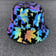 Iridescent Maple Bucket Hat - front view showing holographic shimmer | Ravers Co