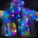 LED Glow Hoodie with bright lights on, front view | Ravers Co