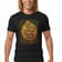 Golden Serpent T-Shirt in Forest Green on a plain background | Ravers Co