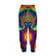Psychedelic God Rave Pants - full length view on a raver | Ravers Co
