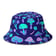 Psychedelic Turquoise Mushroom Hat