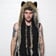 Wolf Spirit Animal Hat with plush faux fur ears and mitten pockets | Ravers Co