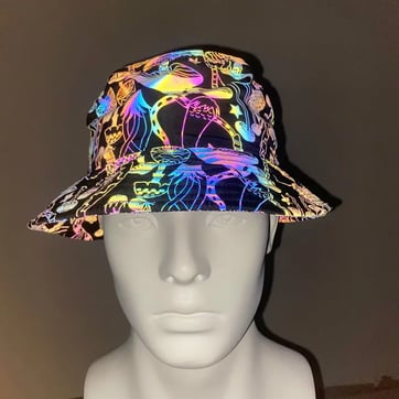 Iridescent Mushroom Bucket Hat