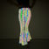 Rainbow Rave Flares - Lattice Print