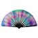 Trippy Rainbow Hand Fan