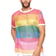 Men's Rainbow Raver Mesh Shirt in multiple vibrant colours | Ravers Co