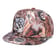 Cannon Art Rave Baseball Cap - close-up detail of the sepia polyester fabric and print | Ravers Co