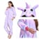 Plush Purple Unicorn Onesie