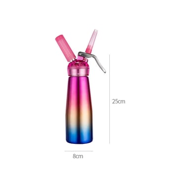 A photo on a rainbow coloured 500ml rapid infuser