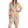 Unicorn Rave Onesie front view showing zipper and plush fabric | Ravers Co