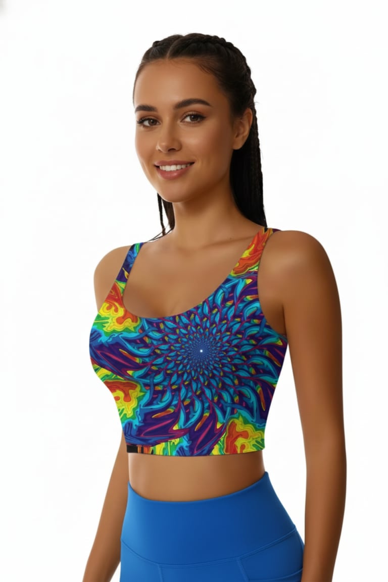 Rainbowsplat Mandala Top