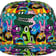 Angled side view of the Trippy Creature Rave Hat on a white background | Ravers Co