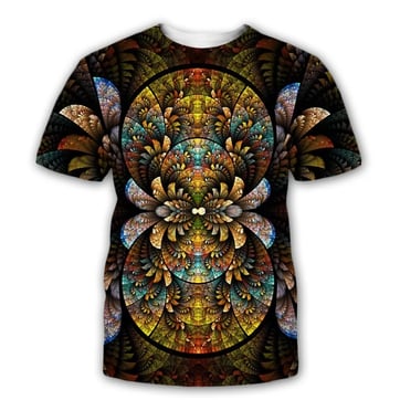 Sacred Symbol T-Shirt in Egg of Life design - front view | Ravers Co