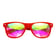 Square Frame Kaleidoscope Sunglasses