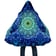 A picture of a the back of the Blue Mandala Dream Cloak