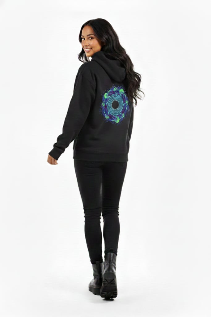 Electric Medusa Wave Hoodie