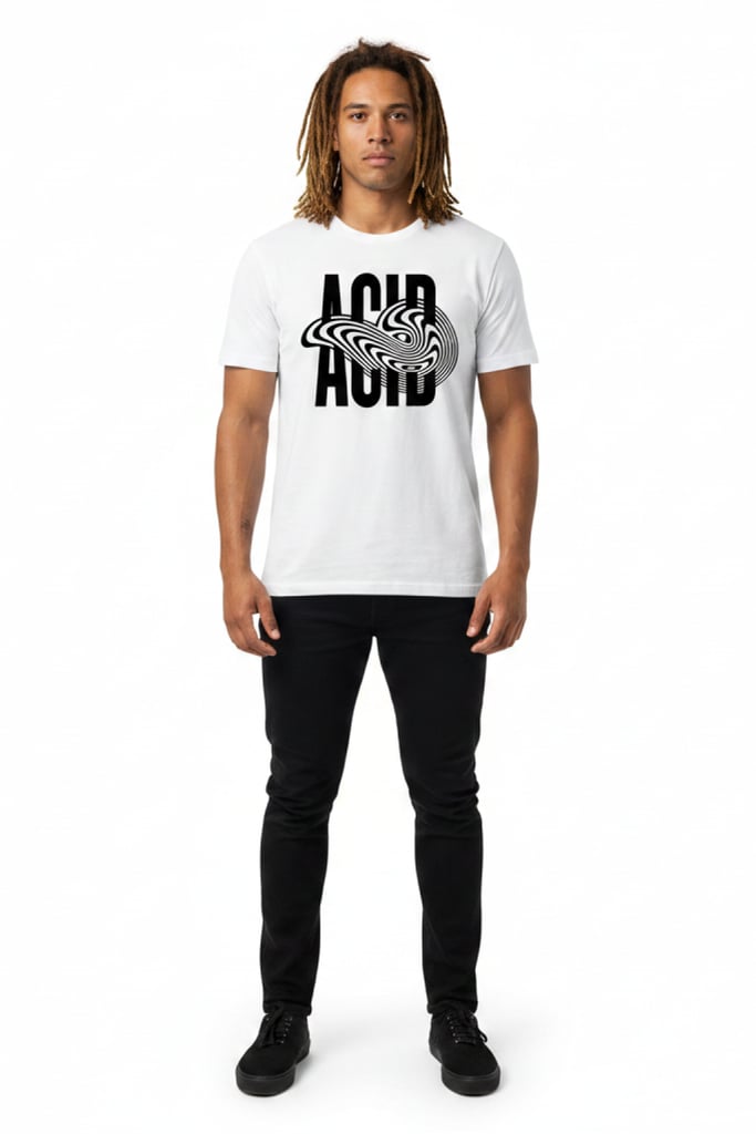 Wobbly Wobbly Acid Shirt — Normal Lighting front view